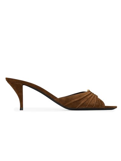 Saint Laurent Women's Babylone Mules in Suede