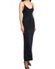 Saint Laurent Women's Cassandre-Chain Backless Dress in Knit - 3