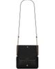 Saint Laurent Women's Cassandre Phone Holder in Shiny Crocodile-Embossed Leather - 2