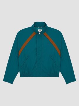 Saint Laurent Women's Cassandre Windbreaker in Nylon Faille