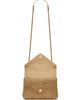 Saint Laurent Women's College Medium Shoulder Bag in Quilted Suede - 4