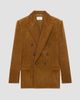 Saint Laurent Women's Double-Breasted Jacket in Corduroy - 1