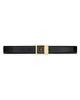 Saint Laurent Women's Female Buckle Belt in Lacquered Leather - 1