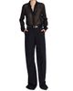 Saint Laurent Women's Female Buckle Belt in Lacquered Leather - 3