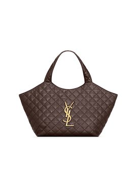 Saint Laurent Women's Icare Medium Tote Bag in Quilted Nappa