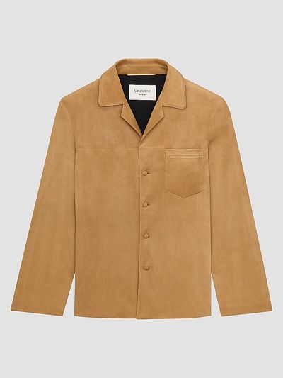 Saint Laurent Women's Jacket in Suede