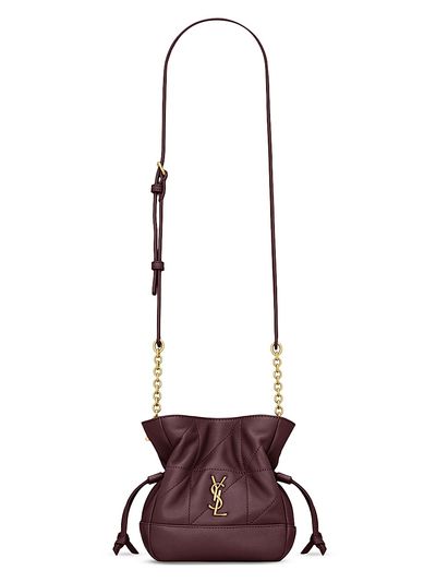 Saint Laurent Women's Jamie Mini Shoulder Pouch in Lambskin