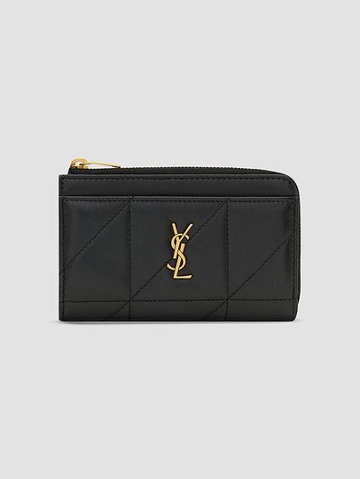 Saint Laurent Women's Jamie Zip Card Case