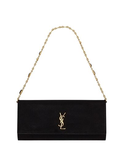 Saint Laurent Women's Kate Clutch in Velvet
