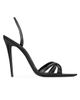 Saint Laurent Women's Kate Sandals in Python-Embossed Leather - 1