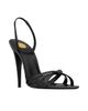 Saint Laurent Women's Kate Sandals in Python-Embossed Leather - 2