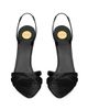 Saint Laurent Women's Kate Sandals in Python-Embossed Leather - 3