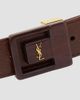 Saint Laurent Women's La 66 Belt in Leather - 3