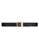 Saint Laurent Women's LA 66 Buckle Belt in Crocodile-Embossed Leather - 5