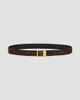 Saint Laurent Women's La 66 Buckle Belt in Suede - 1