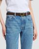 Saint Laurent Women's La 66 Buckle Belt in Suede - 2