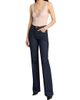 Saint Laurent Women's Laced Tank Top in Ribbed Silk - 2