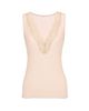 Saint Laurent Women's Laced Tank Top in Ribbed Silk - 7
