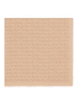 Saint Laurent Women's Large Square Scarf in Modal and Cashmere