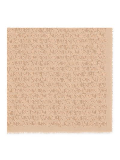 Saint Laurent Women's Large Square Scarf in Modal and Cashmere