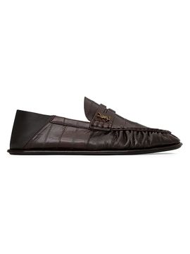 Saint Laurent Women's Le Foldable Loafers in Eel