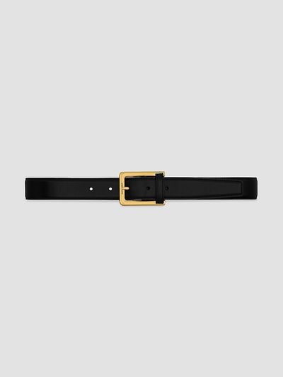 Saint Laurent Women's Loop Belt in Leather