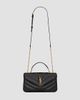 Saint Laurent Women's Loulou Top Handle Bag in Lambskin - 3