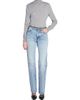 Saint Laurent Women's Low-Rise Jeans in Sicily Denim - 3