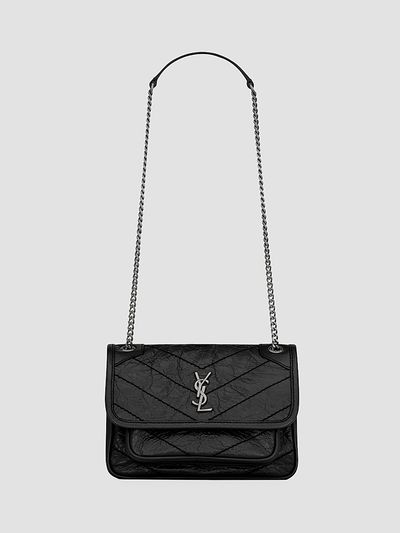 Saint Laurent Women's Niki Mini Crossbody Bag in Vintage Leather