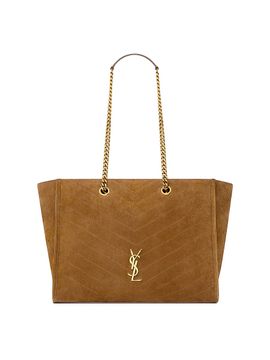 Saint Laurent Women's Niki Shopping Bag in Suede