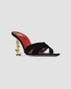 Saint Laurent Women's Opyum Mules in Velvet - 2