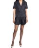 Saint Laurent Women's Pajama Shorts in Square Silk Satin - 2
