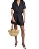 Saint Laurent Women's Panier Small Tote Bag in Raffia - 2