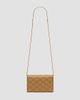 Saint Laurent Women's Paris Chain Wallet in Metallic Leather - 2
