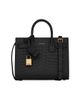 Saint Laurent Women's Sac De Jour Nano Top Handle Bag In Crocodile-Embossed Matte Leather - 7