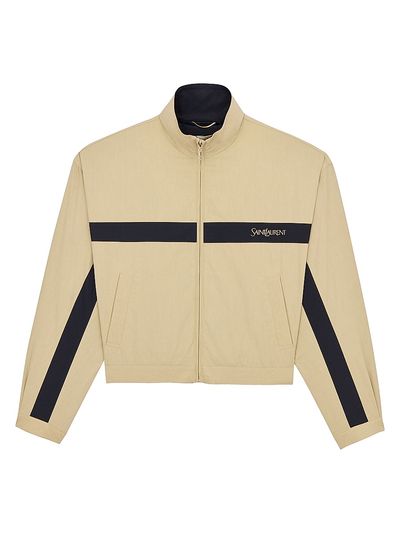Saint Laurent Women's Saint Laurent Jacket in Cotton Canvas