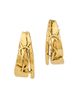 Saint Laurent Women's Small Cassandre Earrings in Metal - 1