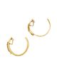 Saint Laurent Women's Small Cassandre Earrings in Metal - 4