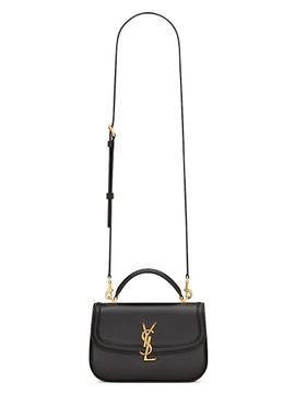 Saint Laurent Women's Solferino Mini Leather Top Handle Bag