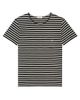 Saint Laurent Women's Striped Cassandre T-shirt in Jersey - 1