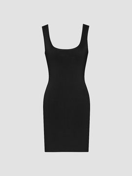 Saint Laurent Women's Tank Mini Dress in Knit