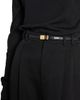 Saint Laurent Women's Thin Anchor Belt in Leather - 2