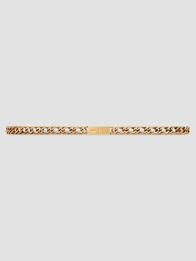 Saint Laurent Women's Thin Chain Belt