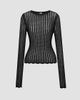 Saint Laurent Women's Top in Pointelle Knit - 1