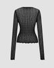 Saint Laurent Women's Top in Pointelle Knit - 2