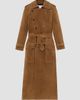 Saint Laurent Women's Trench Coat in Suede - 3