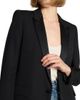 Saint Laurent Women's Tube Tuxedo Jacket in Grain De Poudre - 7