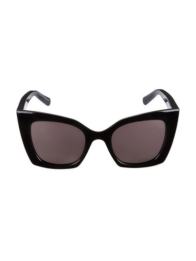 Saint Laurent Women's Ultra Cat-Eye 51MM Cat-Eye Injection Sunglasses