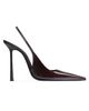 Saint Laurent Women's Vendome Slingback Pumps in Patent Leather - 1