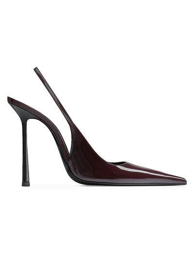 Saint Laurent Women's Vendome Slingback Pumps in Patent Leather